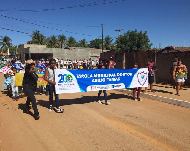 Secretaria de Educação de Barreiras inicia comemorações da Independência com desfiles cívicos nas escolas